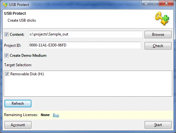 usb stick copy protection